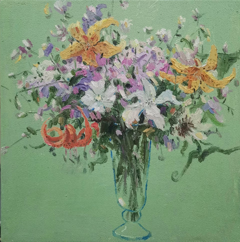 Four Seasons of Floral Vase