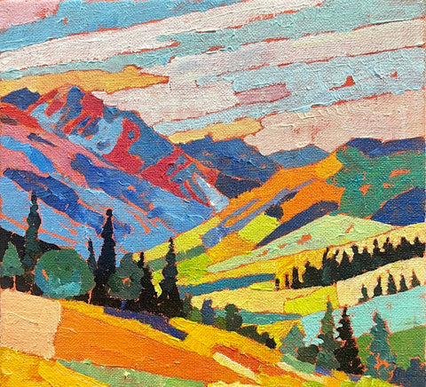 Valley in Vivid Hues