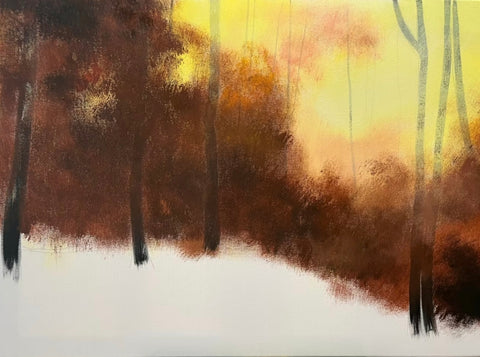 Autumn Forest Oil Painting