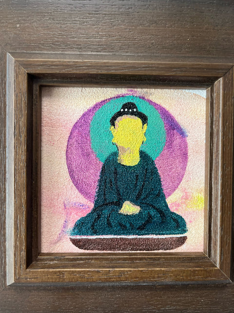Pastel Zen Meditation Buddha