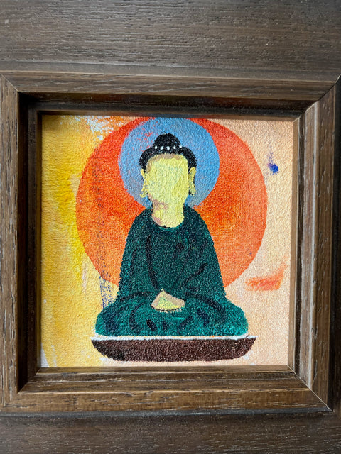 Dual Halo Meditation Buddha