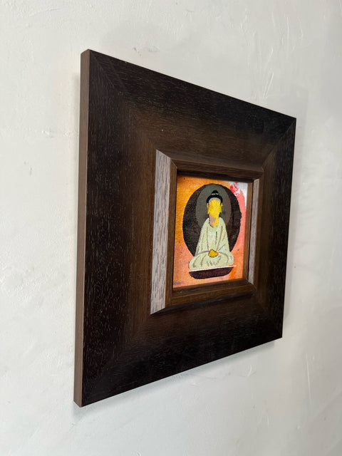 Warm Orange Glow Buddha