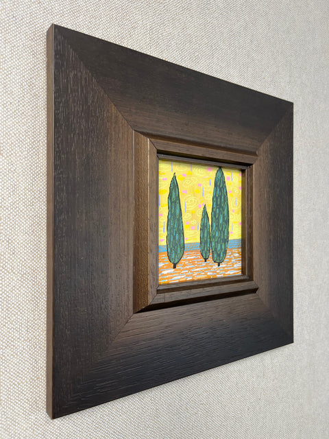 Stylized Cypress Trio