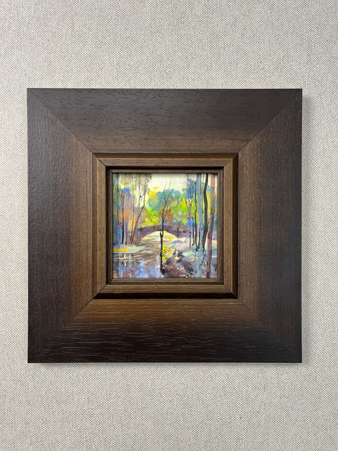 Impressionist Forest Landscape