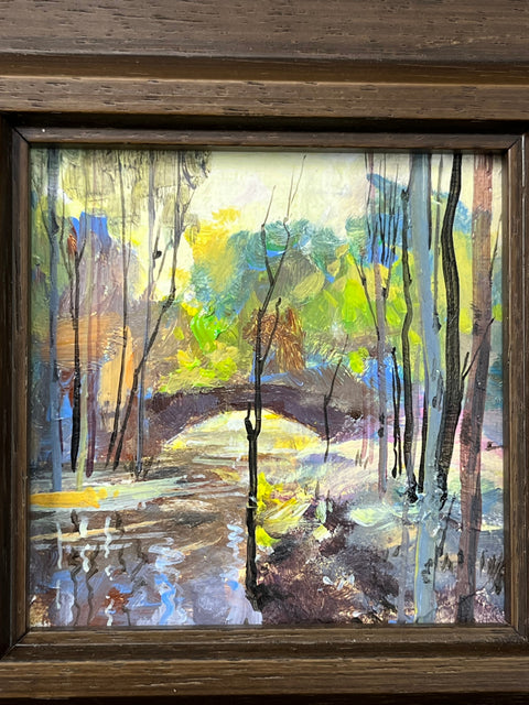 Impressionist Forest Landscape