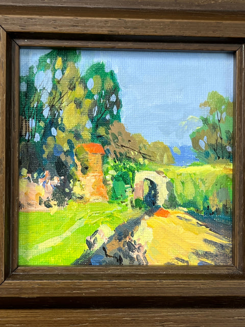 Sunny Countryside Landscape