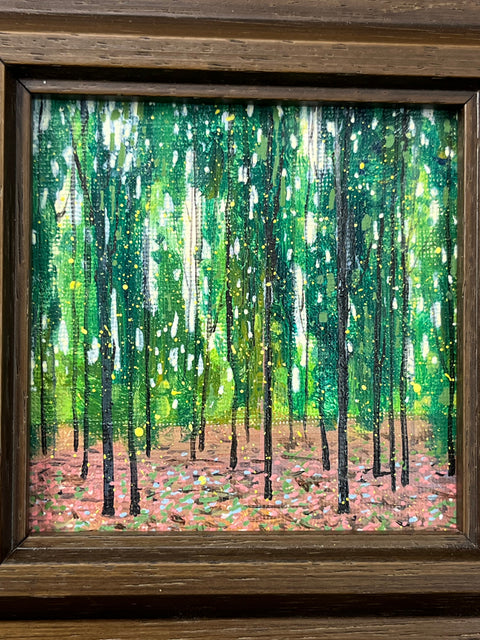 Impressionist Forest Landscape
