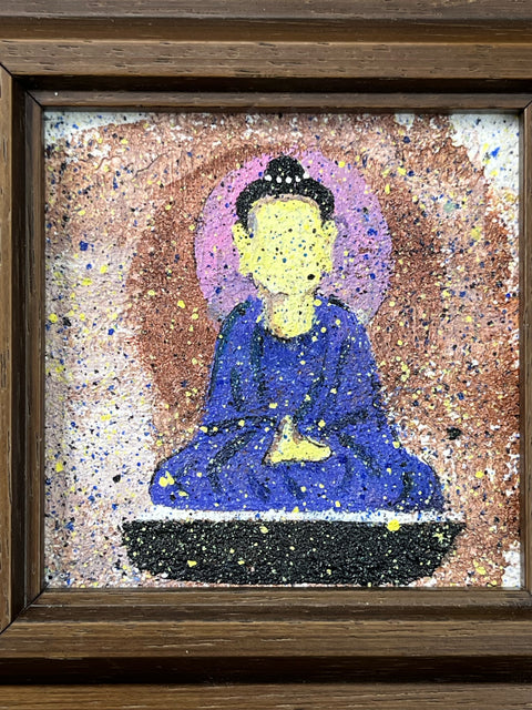 Sand Speckle Meditation Buddha