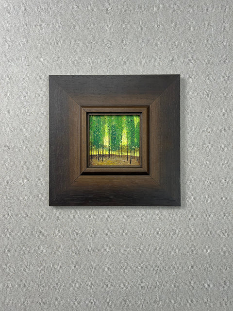 Abstract Green Forest Landscape