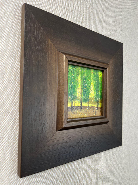 Abstract Green Forest Landscape