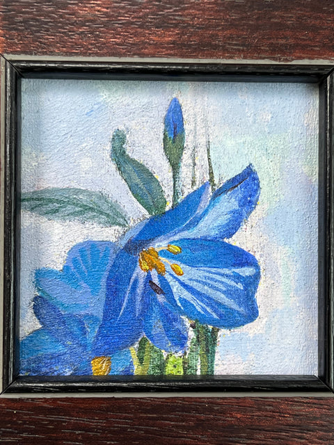 Blue Flower Still Life