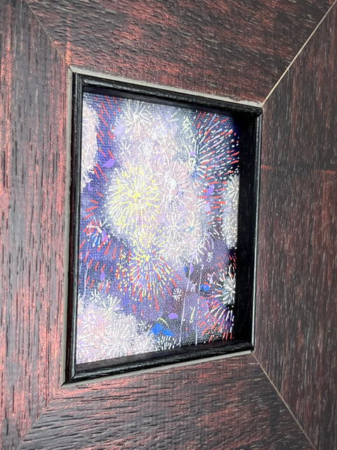 Night Sky Fireworks Burst