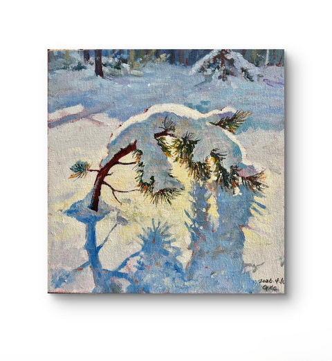Frosty Evergreen Sprig