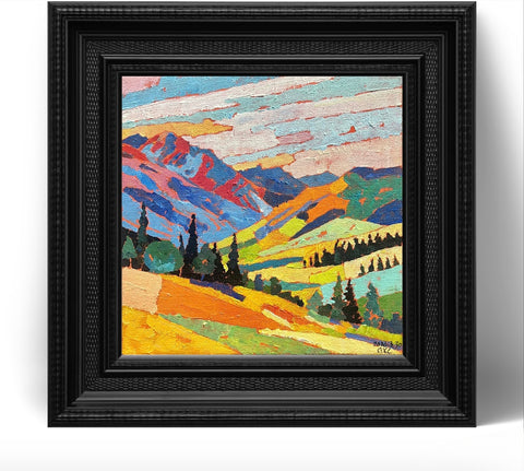 Valley in Vivid Hues